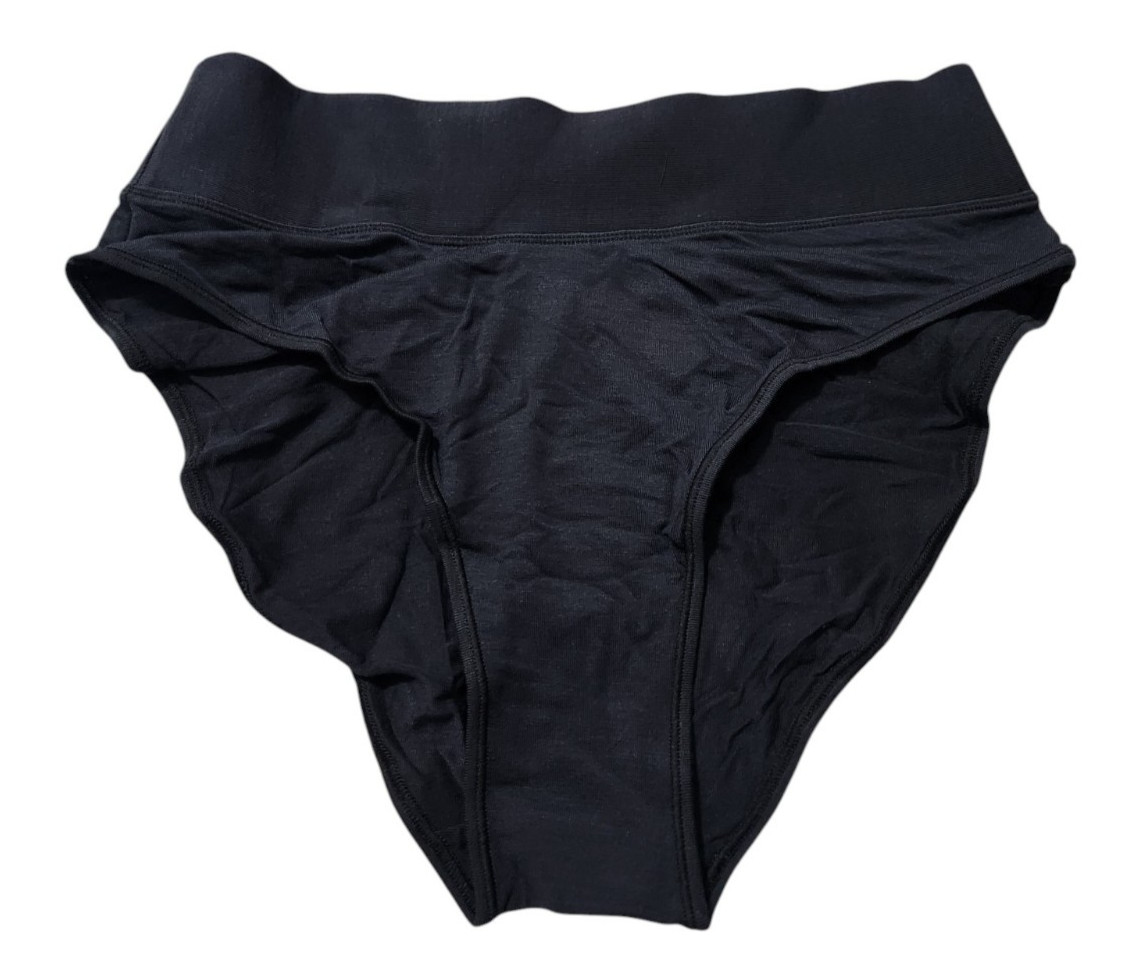 Parade Womens L High Rise Brief Underwear Panty Eightball Black 11064