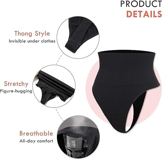 Comfyco Sculpting Tummy Control Thong, Comfyco Shapewear Thong