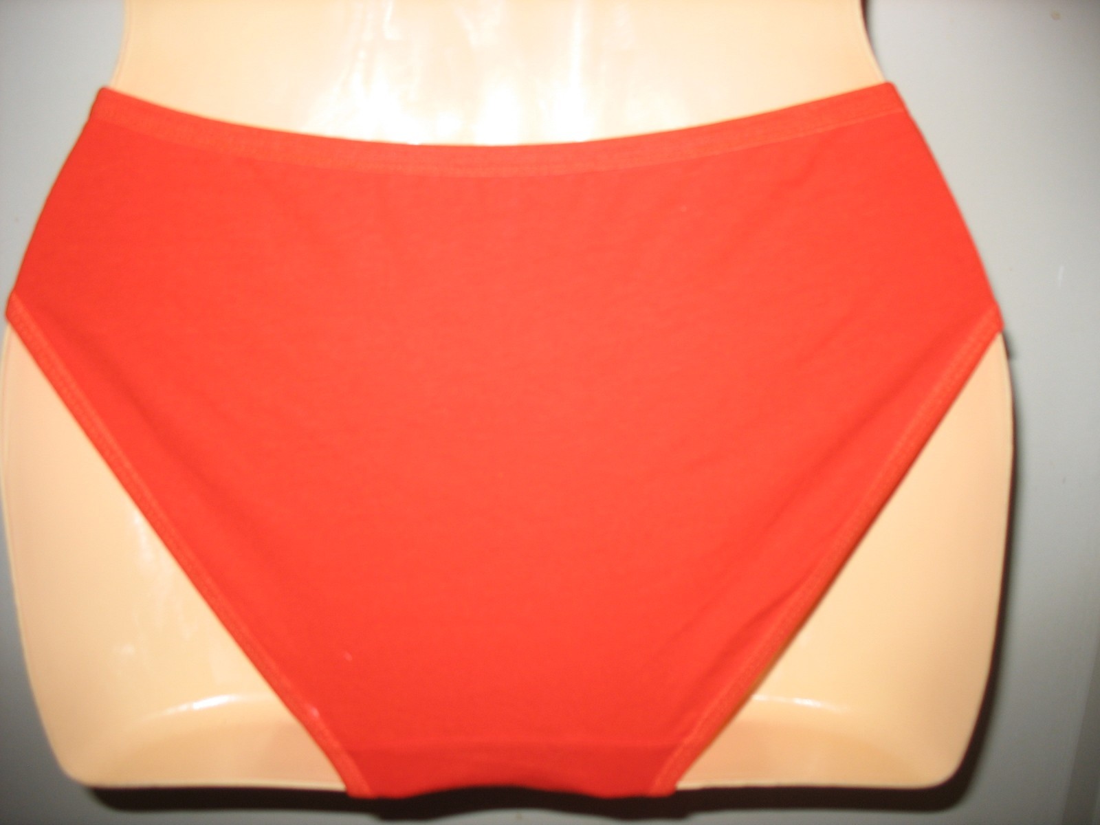 PANMANNI – NEW – SIZE:LARGE – RED – COTTON STRETCH PANTY ” KITTEN ” ON FRONT