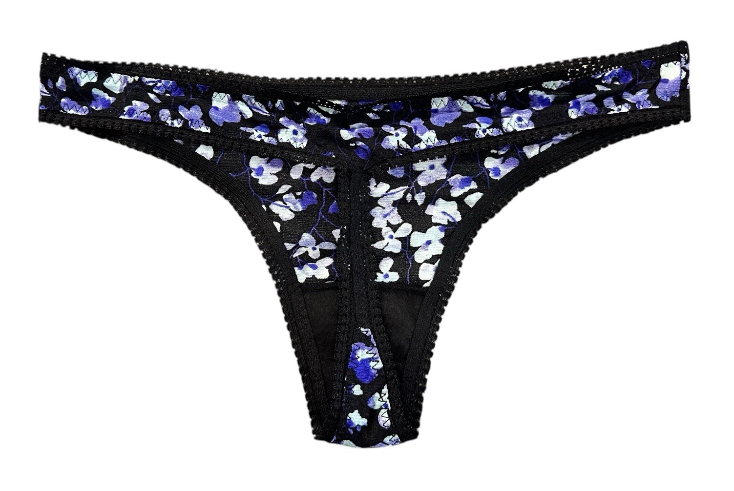 Lot of 2 NEW On Gossamer Womens Printed Mesh Hipster Thongs Sz Medium/Large M/L