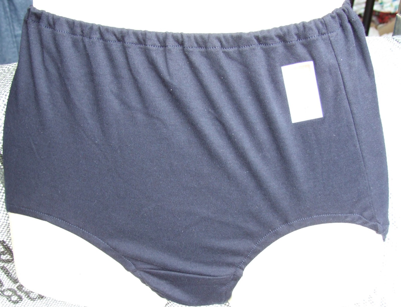 Japanese size Large Buruma Bloomers school gym knickers stretchy Cotton Blue