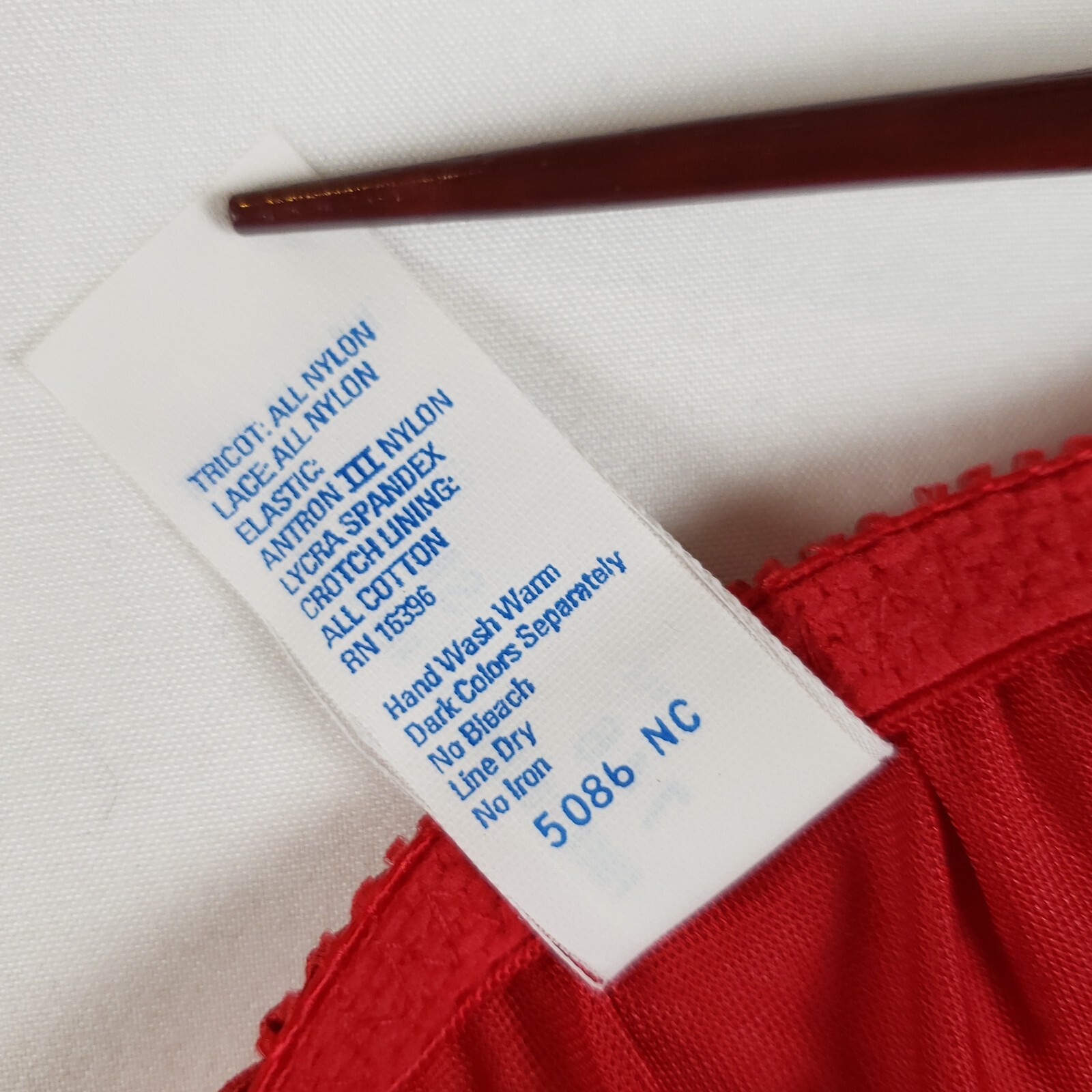 Valentino Intimo High Cut Panties Small Antron Nylon Lace Trim Liquid Satin Back