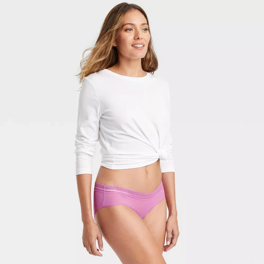 Women’s Variety Hipster 2 Pack Panties Auden Size Medium 8-10