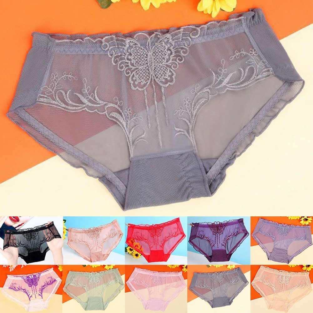 Hot New Women Knicker Sexy Sheer Panties Ultra-thin All Seasons Female