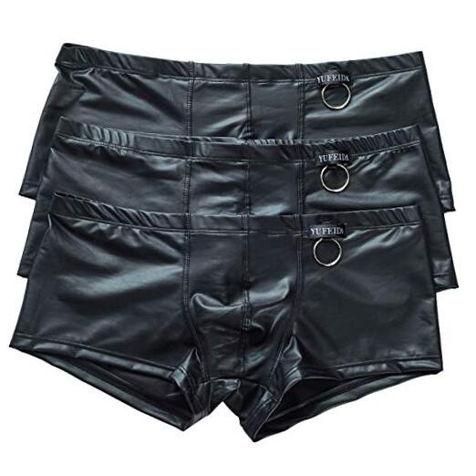 Men’s Lingerie G-String Thongs Underwear Sexy Low Rise X-Large 3pcs Boxer