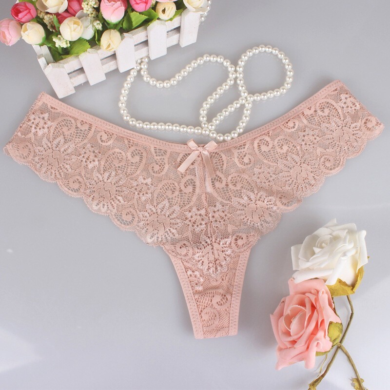 5 Packs Lot Womens Sexy Thongs G-String Lace Panties Briefs Lingeries Underwear