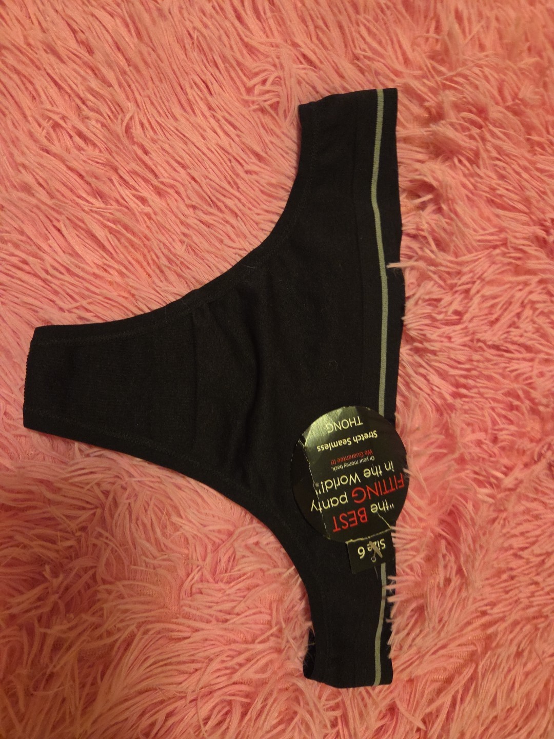 best fitting panties in the world Black Size 6