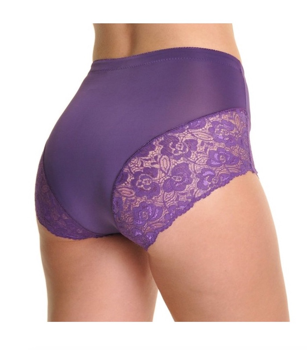 6 High Waist Light Control around Lace Light-control Full-coverage Briefs #63031