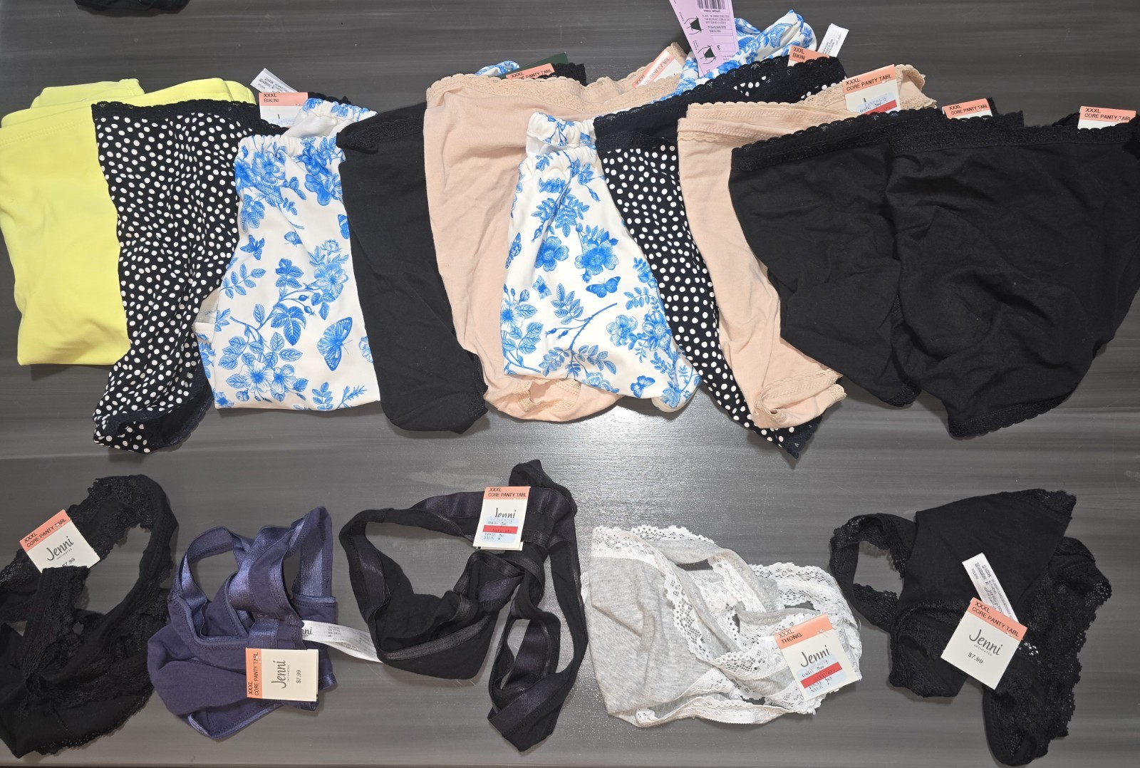15 Pair NWT Underwear Lot Size 3X thongs, Bikinis, And Even Swim Bottoms New