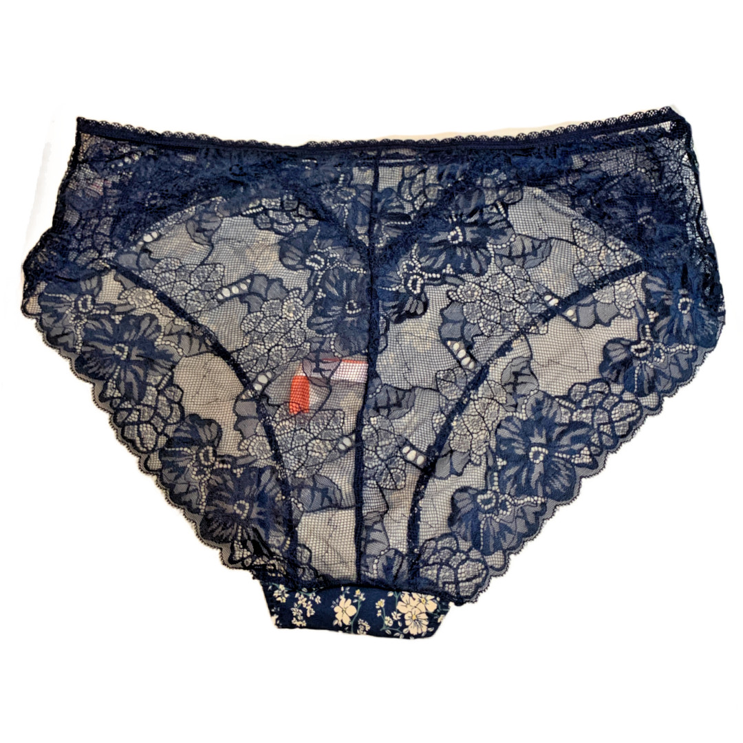Splendies Sylvie Chic Lace Bikini Panties Size 4x Floral Lingerie Underwear New