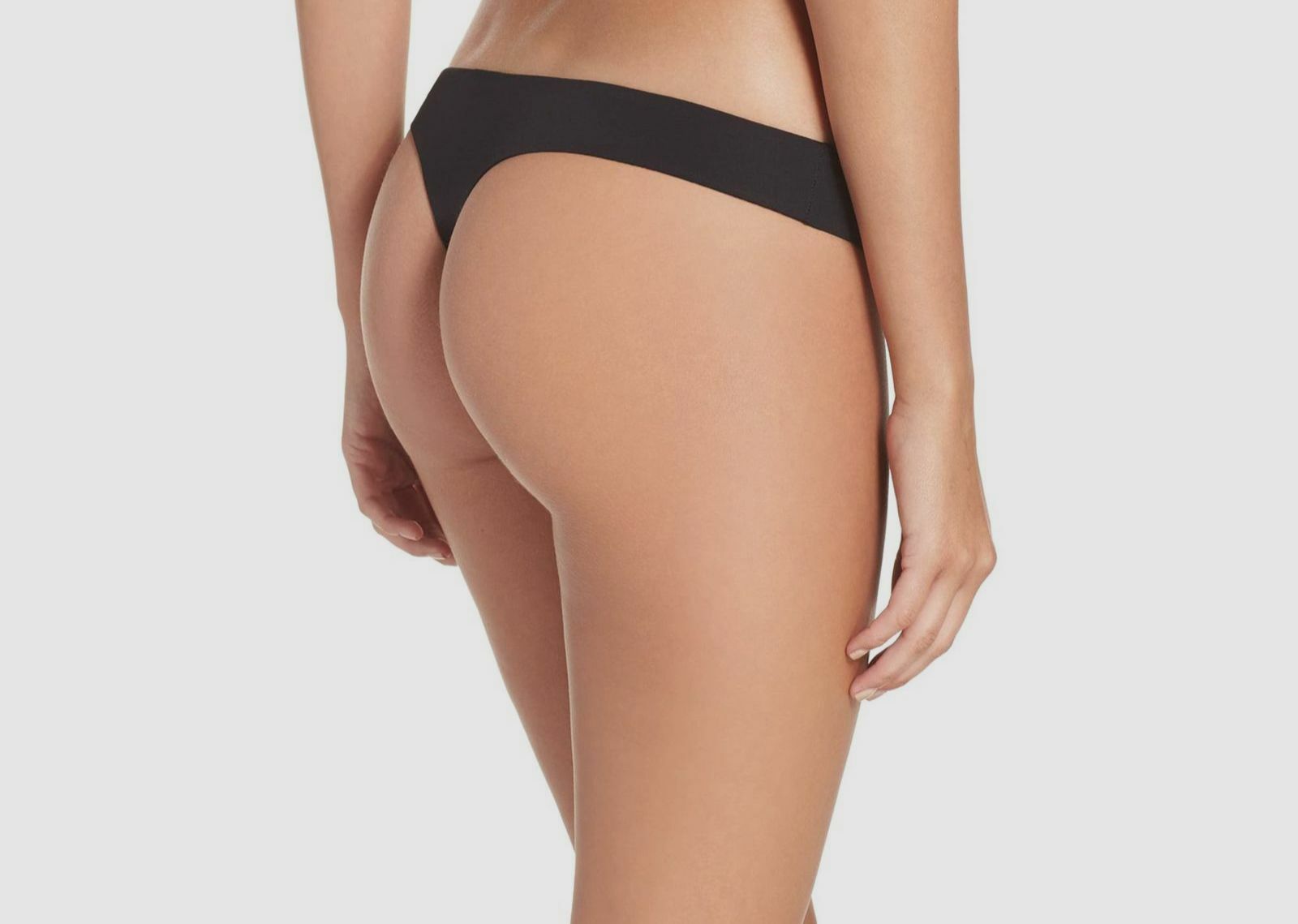 $25 Cosabella Women’s Black Ultra Smooth Evolution Low-Rise Thong Medium/Large