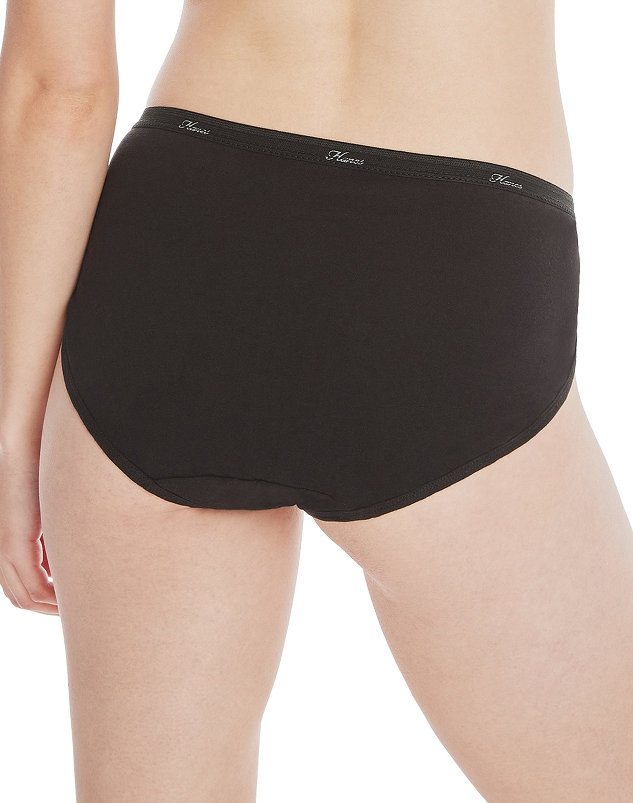 Hanes Hi-Cut Panties Panty 10 Pack Womens Underwear Assorted Colors Value Cotton