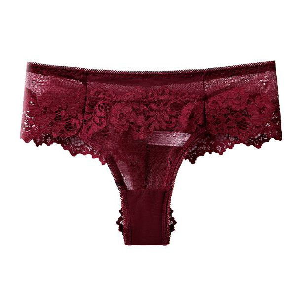 5 Pack Lot Sexy Ladies Womens Lace Panties Thongs Briefs Sheer French Underwear