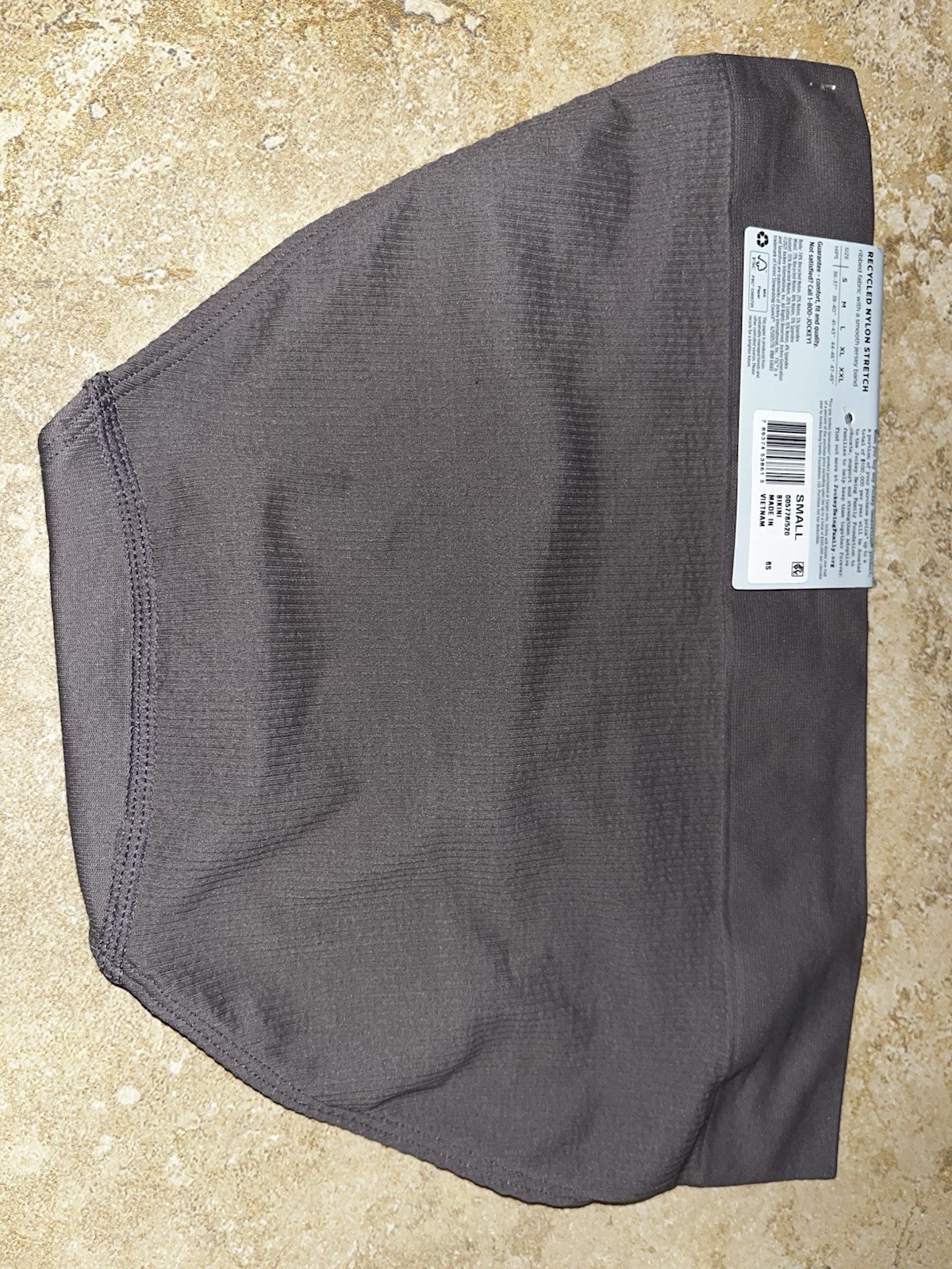 NWT Jockey Generation Recycled Seamfree Ribbed Bikini Panty Small