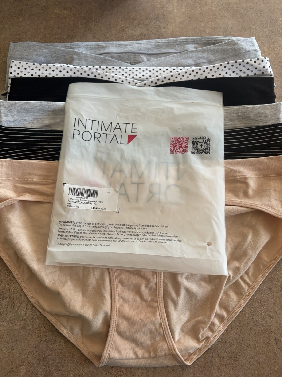 Intimate Portal Maternity Underwear Pregnancy Postpartum Panties XL New!
