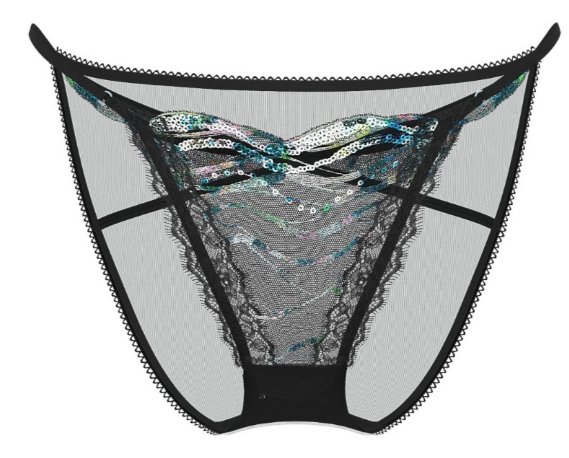 VICTORIA’S SECRET VERY SEXY SEQUIN EMBROIDERED BIKINI PANTY XS S M L XL XXL