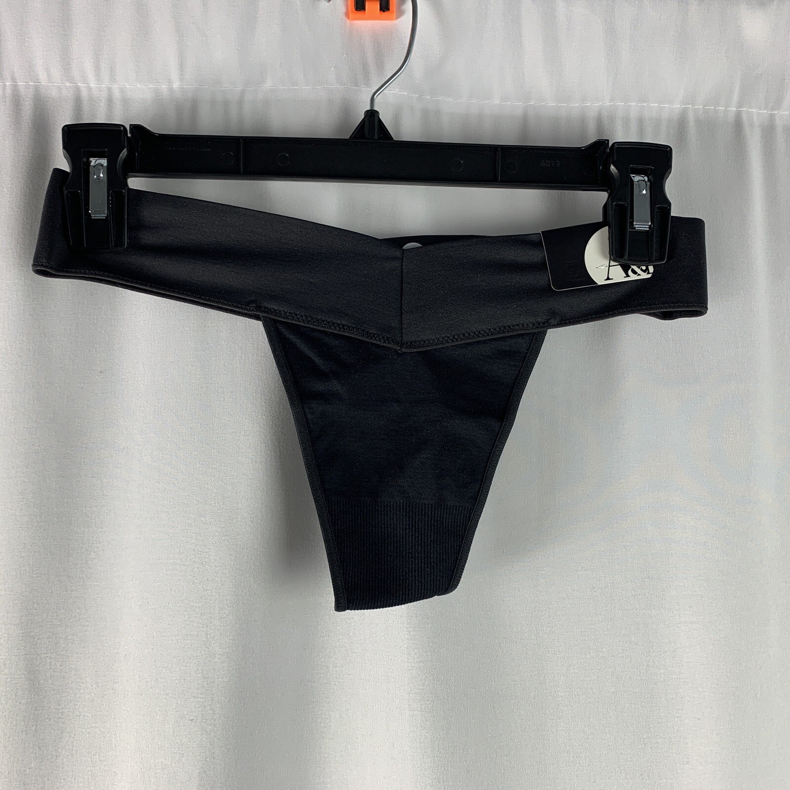 A and I Womens Black Thong Panties Multiple Sizes