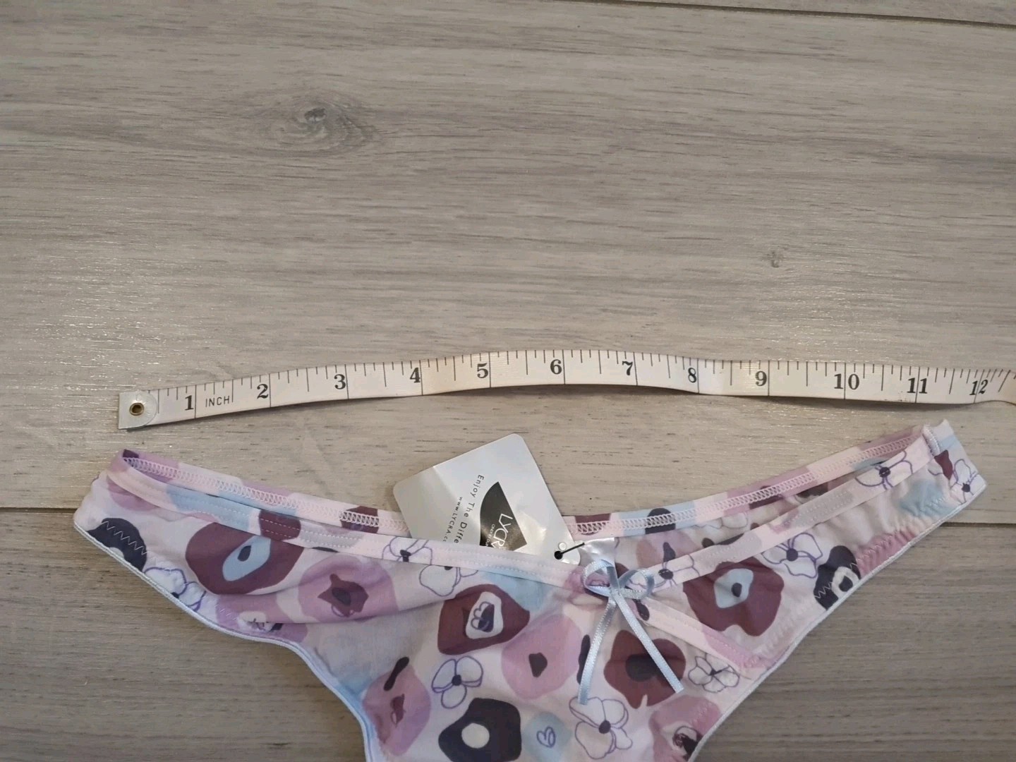 BNWT Vintage Virginware Only For You Asymmetric Design Spirit Thong Size 10-12