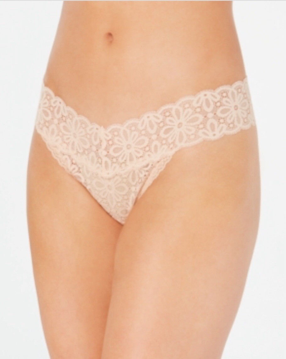Jenni Plus Lace Thong 5 Pairs of S-XXL( cherry, mauve and chat) MSRP 3 for $21