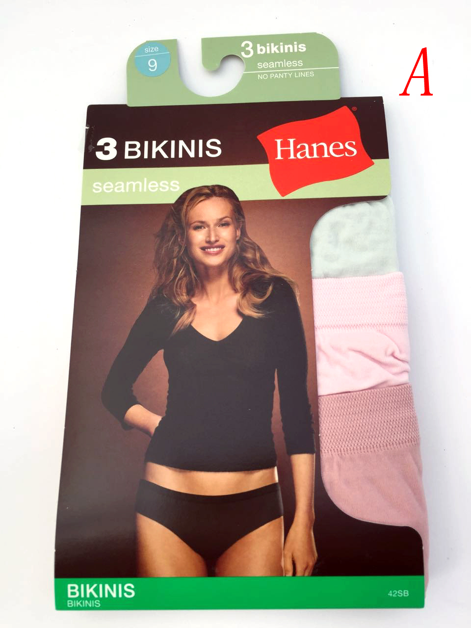 Hanes® Women’s Panties BIKINIS 3-Pack 42SBAS “seamless” “NO PANTY LINES” NEW