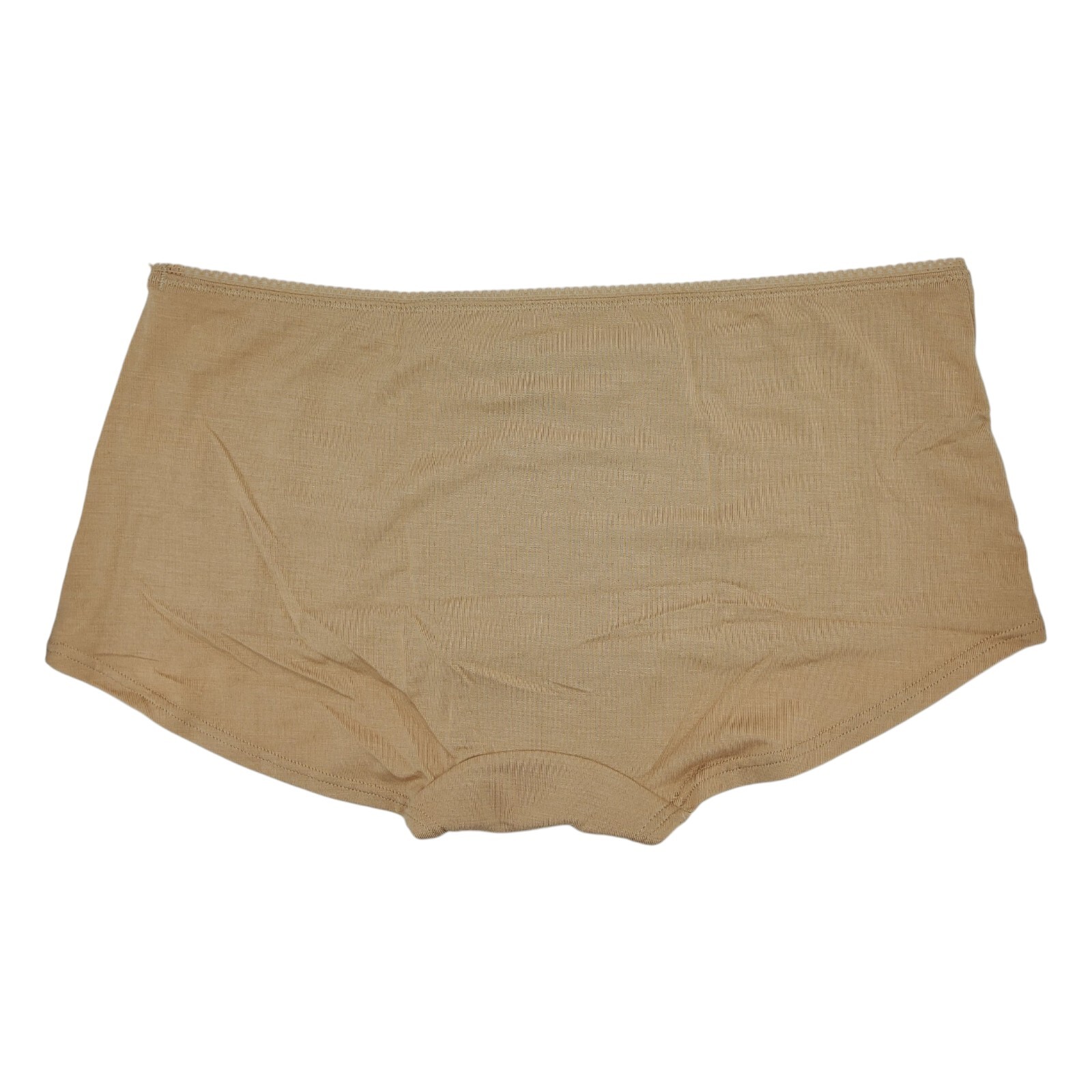 Soma Embraceable Signature Lace Boyshort Panty Warm Amber Tan Medium M NWT New