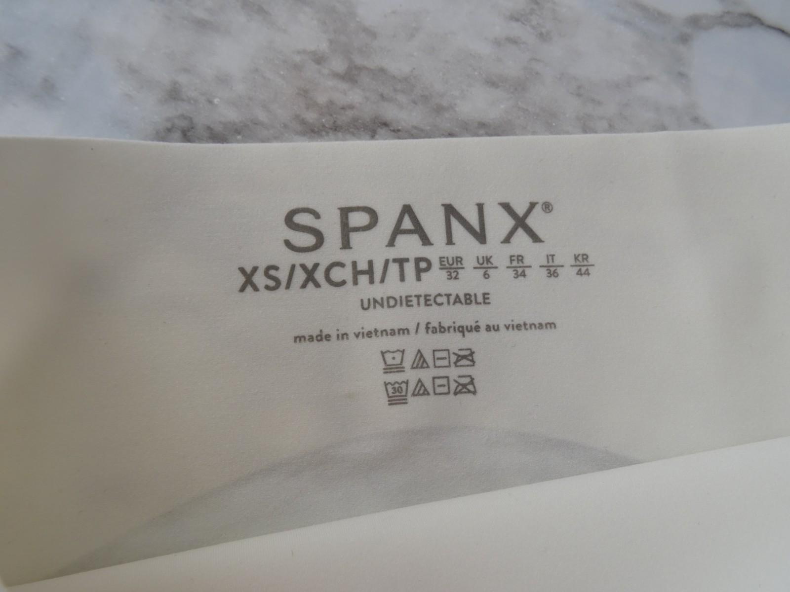 Spanx 0215# Supersmooth Undie Tectable Brief 1-Pack Panties US Size XS