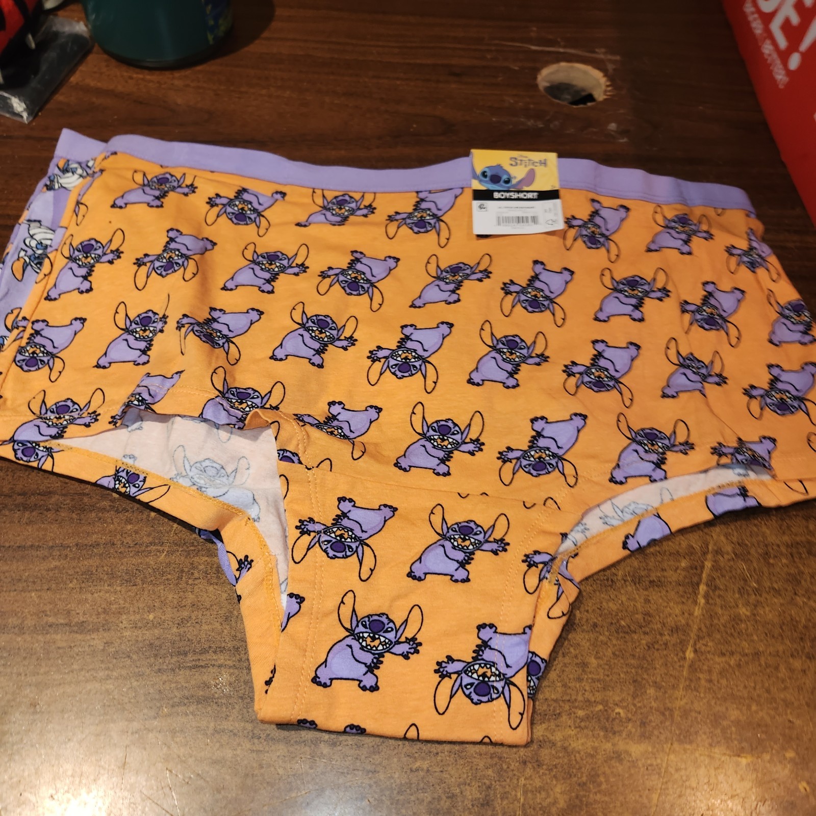Disney Stitch Women’s Halloween Boyshort Panties, 3-Pack 2XL XXL (20) NEW
