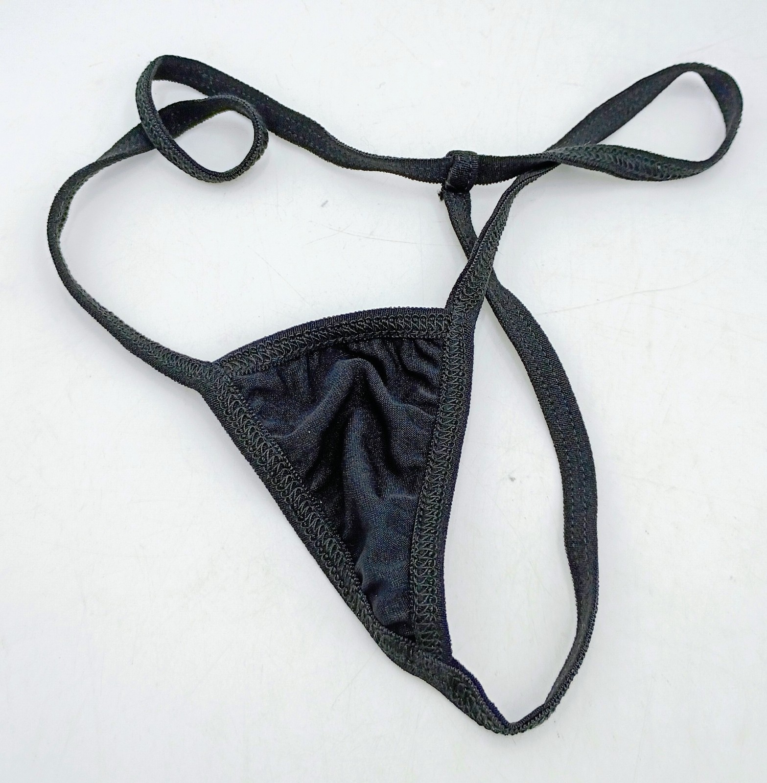 Sexy G String / Thong Low Waist Tiny Panties ” Black ” Ships FREE US Seller