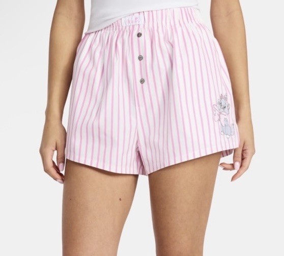 Disney Aristocats Marie Women’s Size L 12-14 Sleep Lounge Pajama Boxer Shorts