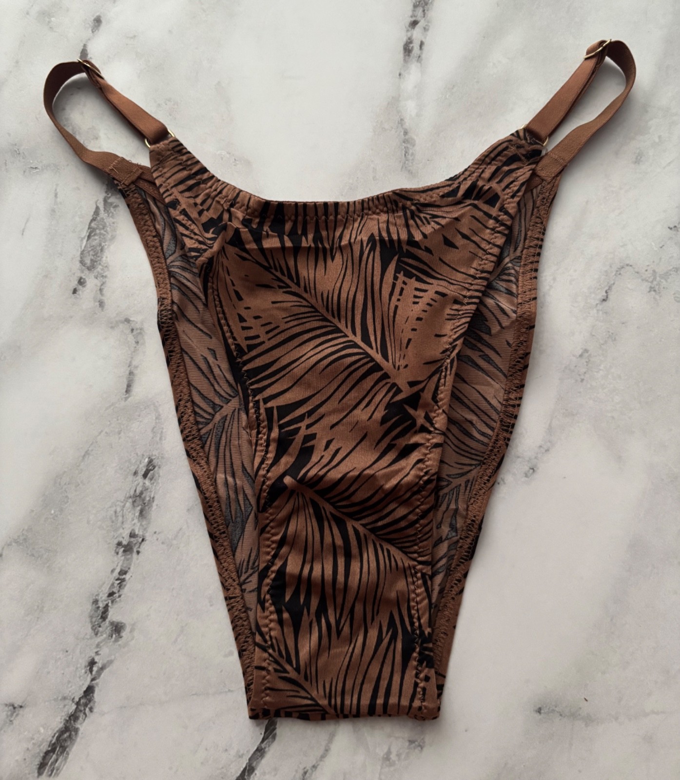 Victoria’s Secret String Brazilian Panty Palm Adjustable Sides Strappy S M L XL