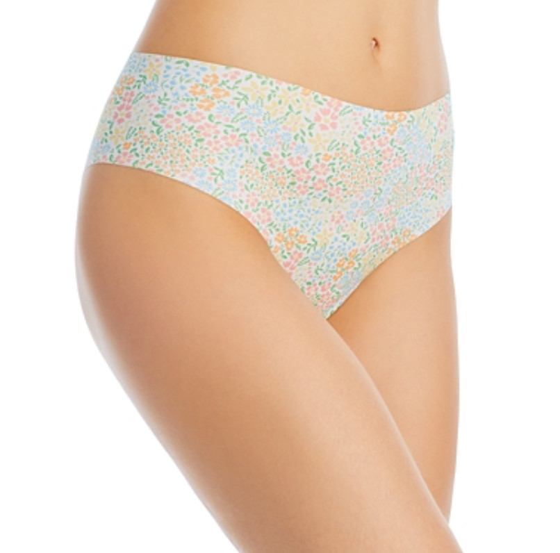Aqua Stretch Hipster Pastel Floral Size L