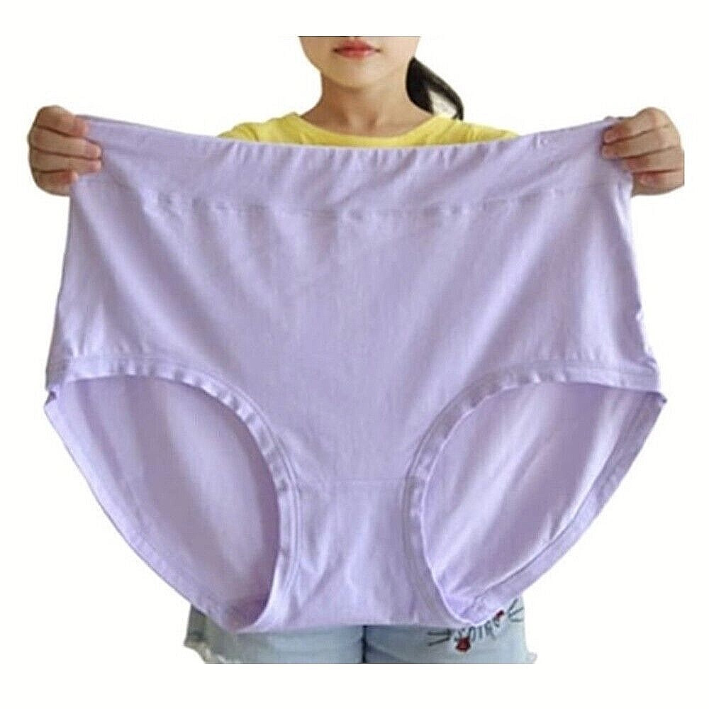 2 Pcs Underwear Women Granny Briefs Tummy Shaping Panties Soft Cotton Size 4xl