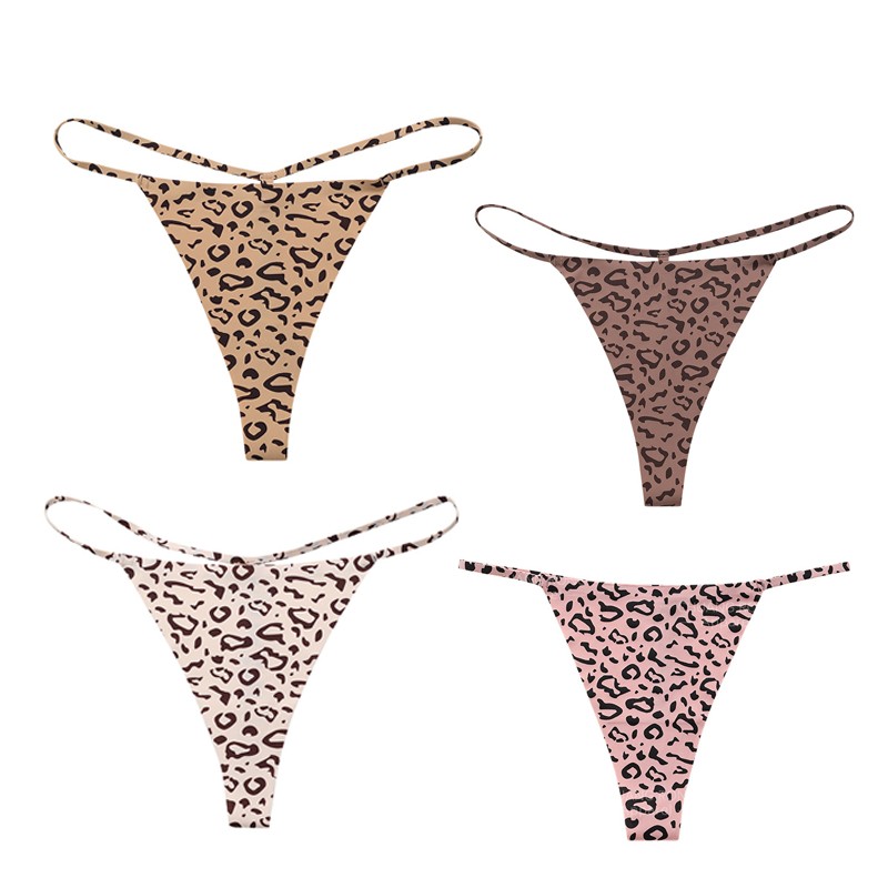 4 Pack Lot Sexy Womens G string Thongs Bikini Panties Briefs Underwear Lingeries