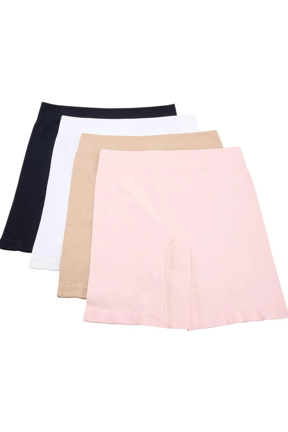 Breezies Women’s 4-Pack Comfort Seamless Long Leg Panty Basic