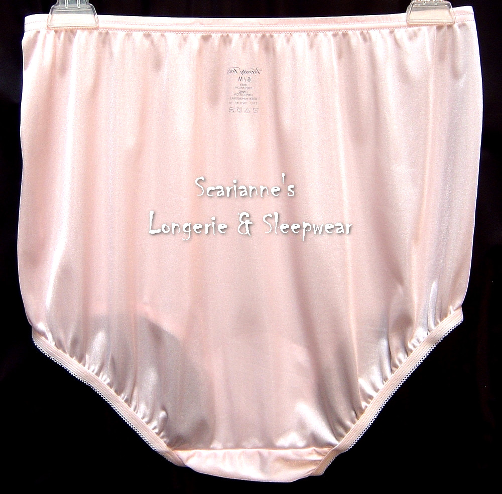 10/3XL VANITY FAIR PINK 15712 PERFECTLY YOURS NYLON BRIEFS PANTIES NEW