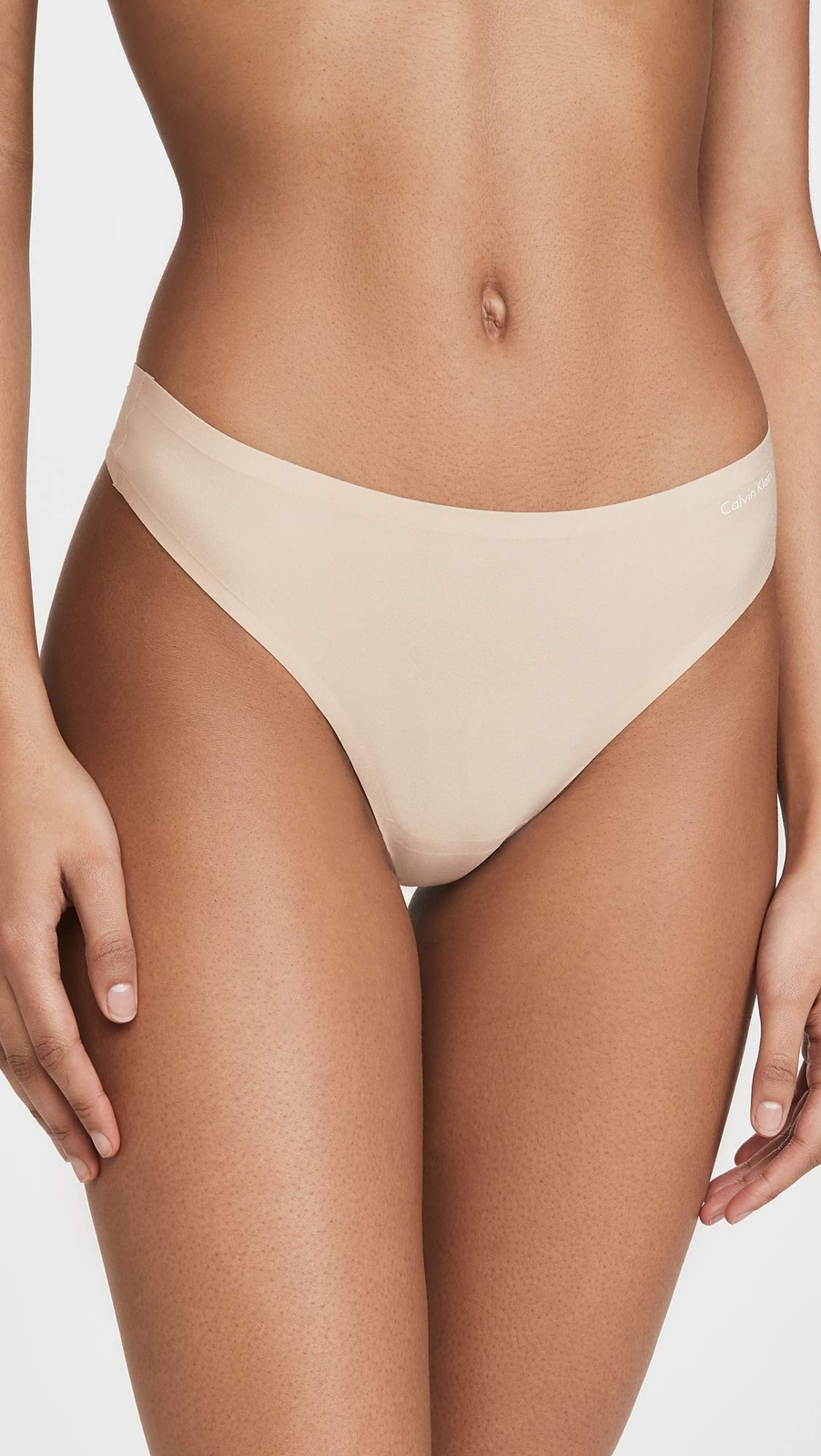 Calvin Klein 294515 Women’s Thong Panties, Bare, Size One size