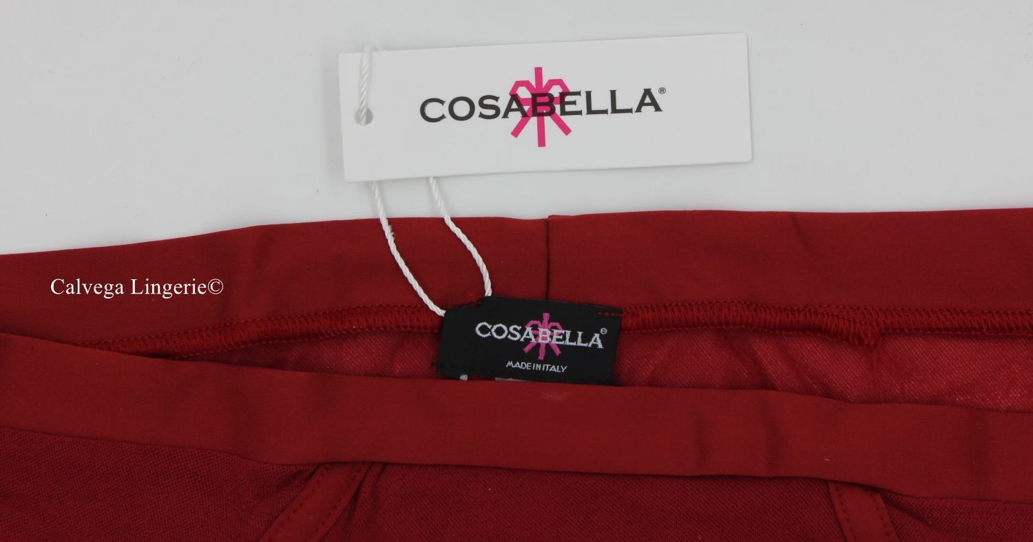 NWT COSABELLA VERON0511 “Verona” Low Rise Mesh Minikini, Tanga, Brick Red, Italy