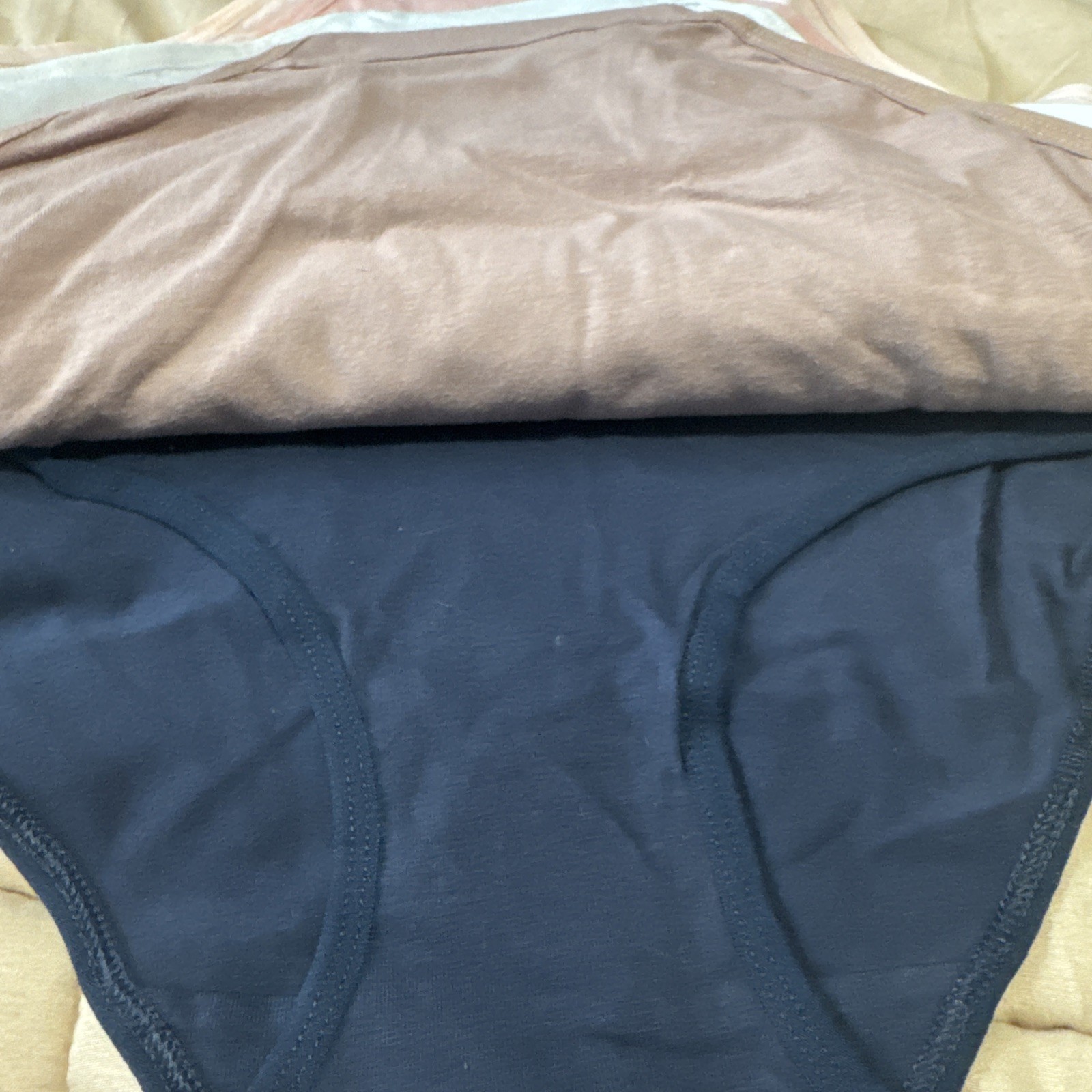 NINE WEST INTIMATES 5 PAIR SUPER SOFT BRIEF PANTIES UNDERWEAR MEDIUM COTTON