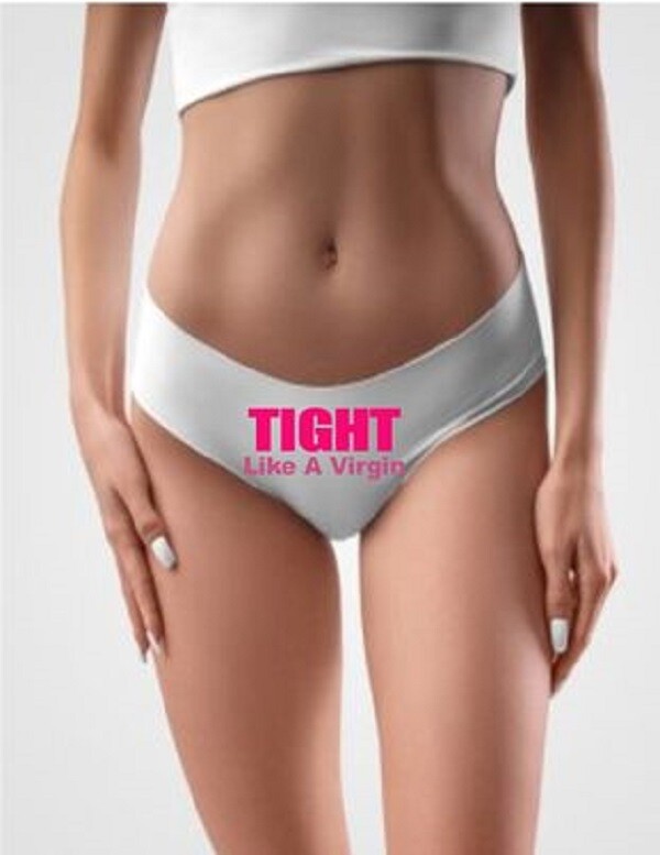 Tight Like A Virgin Funny Womens Thong NEW Panties Custom S M L XL