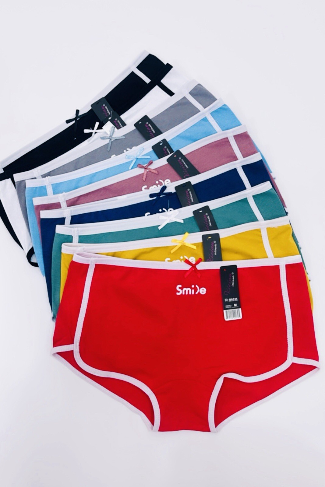 3-12 Boxer Briefs Short Shortie Boyshorts Sexy Women Teen Underwear Panties 8457