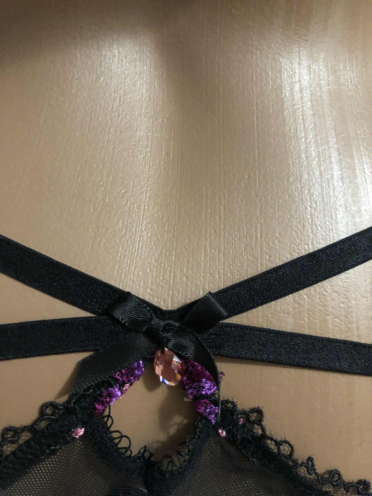 Victoria’s Secret Very Sexy Embroidered Floral Jewel Cheeky Panty NWT