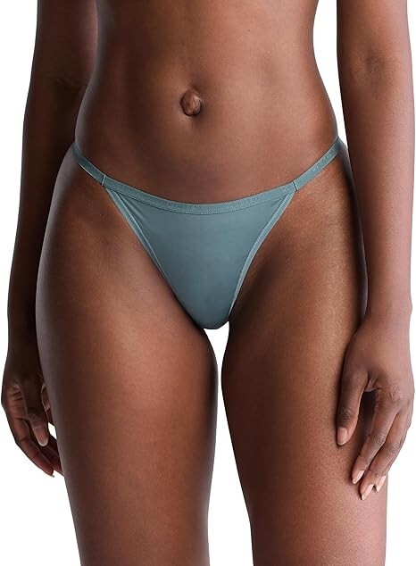 $$$Calvin Klein Women (LARGE) IDEAL COTTON STRING THONG 5122-410