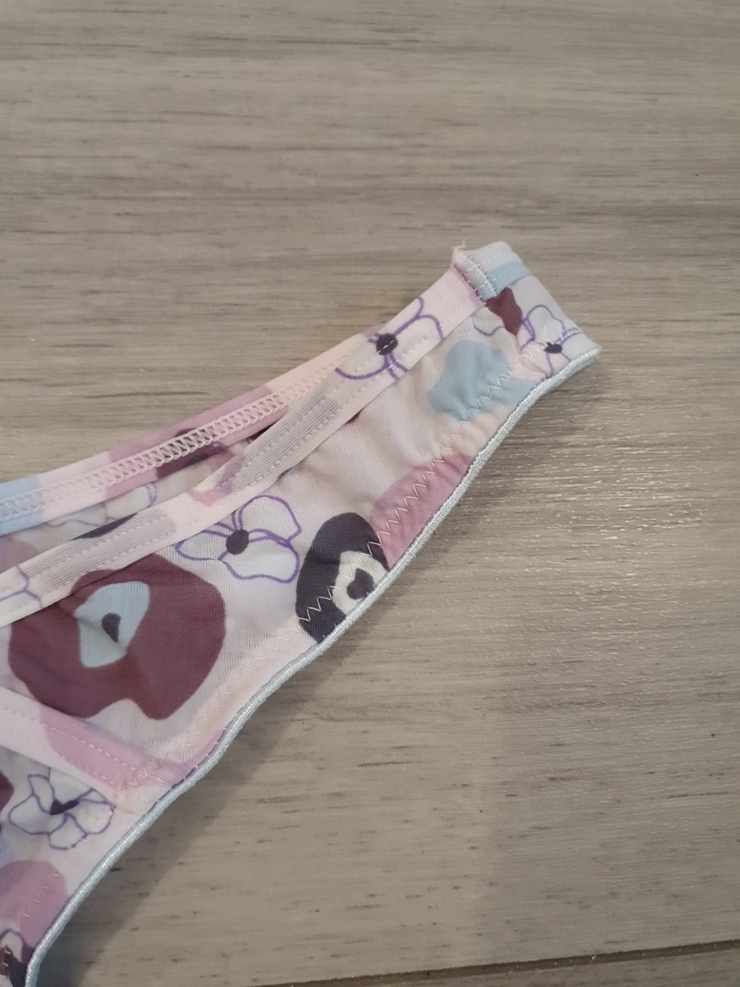 BNWT Vintage Virginware Only For You Asymmetric Design Spirit Thong Size 10-12