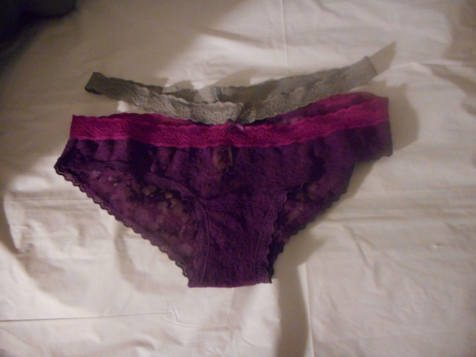 Victoria’s Secret burgandy s/p hiphugger hipster panty