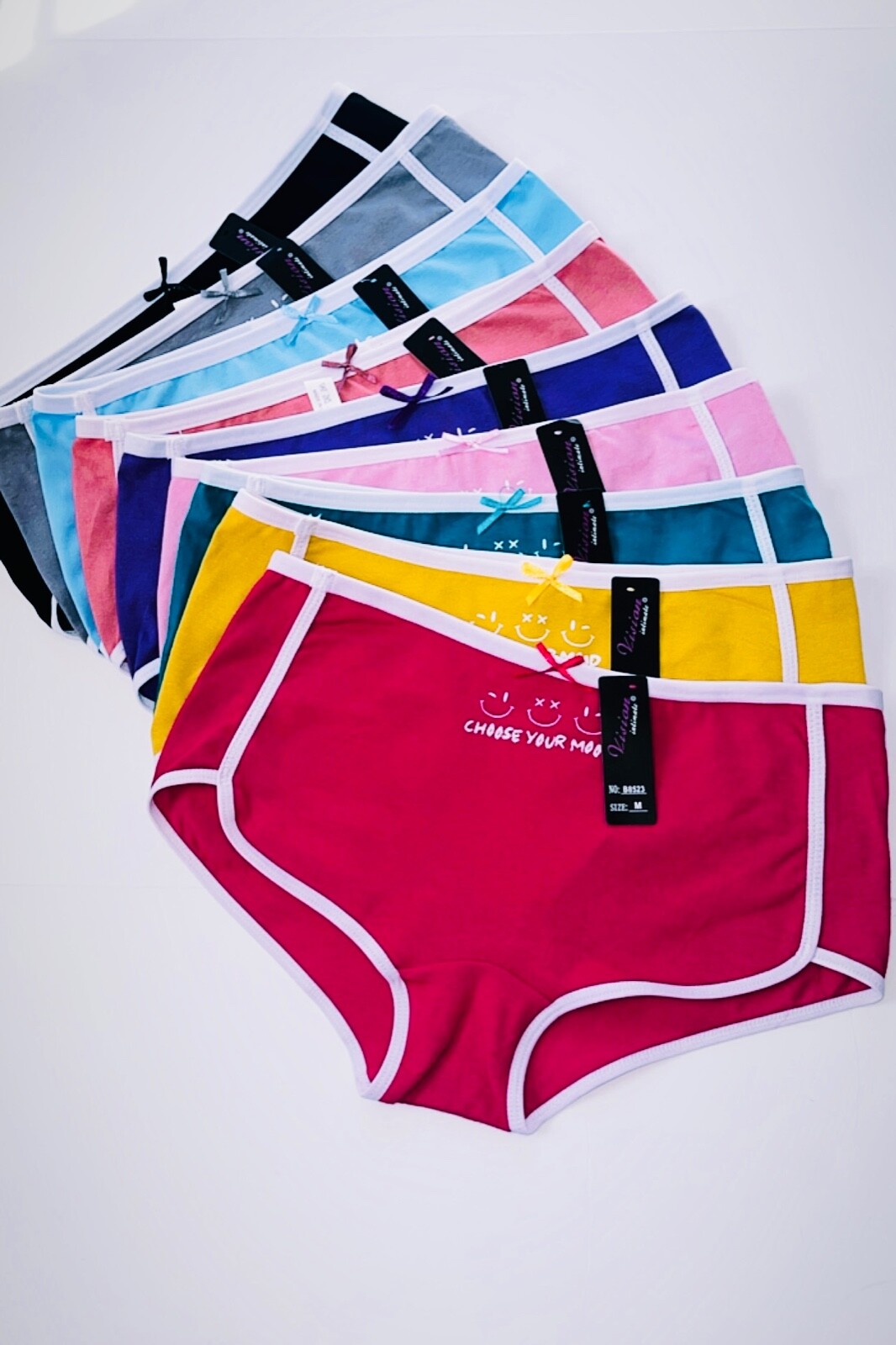 6-12 Boyshorts Sport SEXY boxer Yoga Panties Undy 95% COTTON UNDERWEAR 8484 S-XL