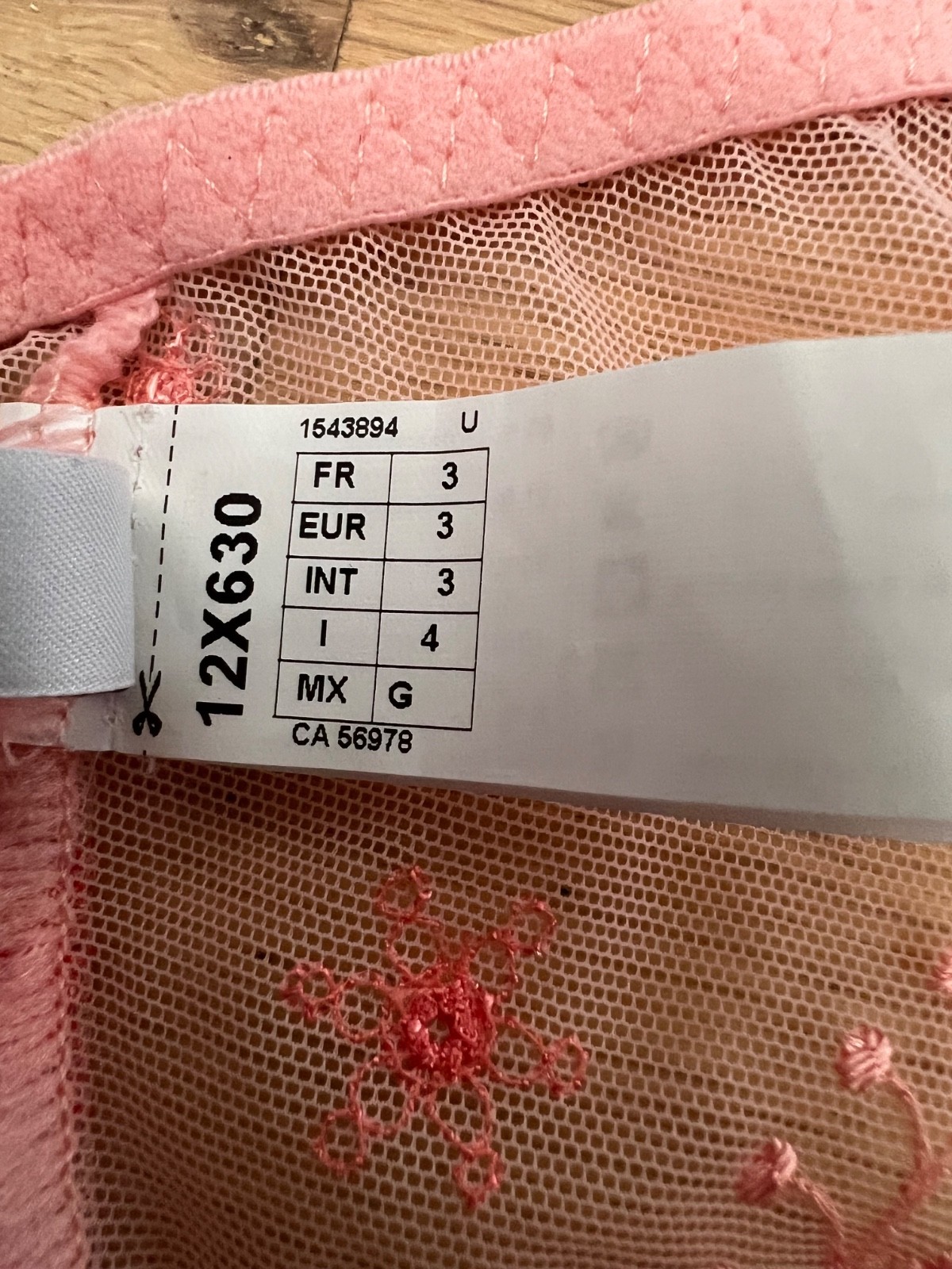 New Simone Perele DELICE Boyshort Panty Smokey Pink Size 3 Medium