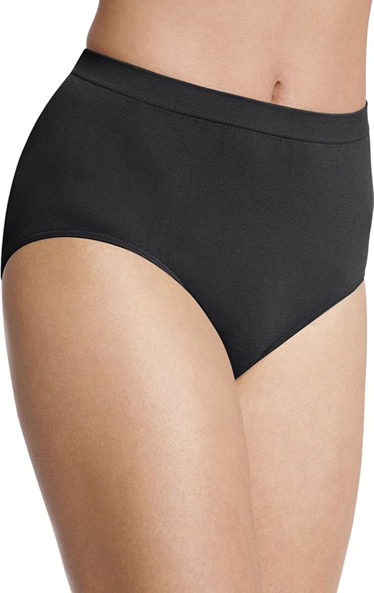 BALI Comfort Revolution Black 803J Seamless Stretch BREIF 8/9 14 16 18 1X/2X