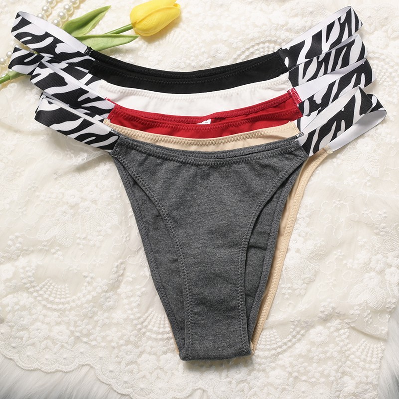 5 Pack Lot Sexy Ladies Womens Cotton Panties Briefs Underwear Lingeries Bikinis
