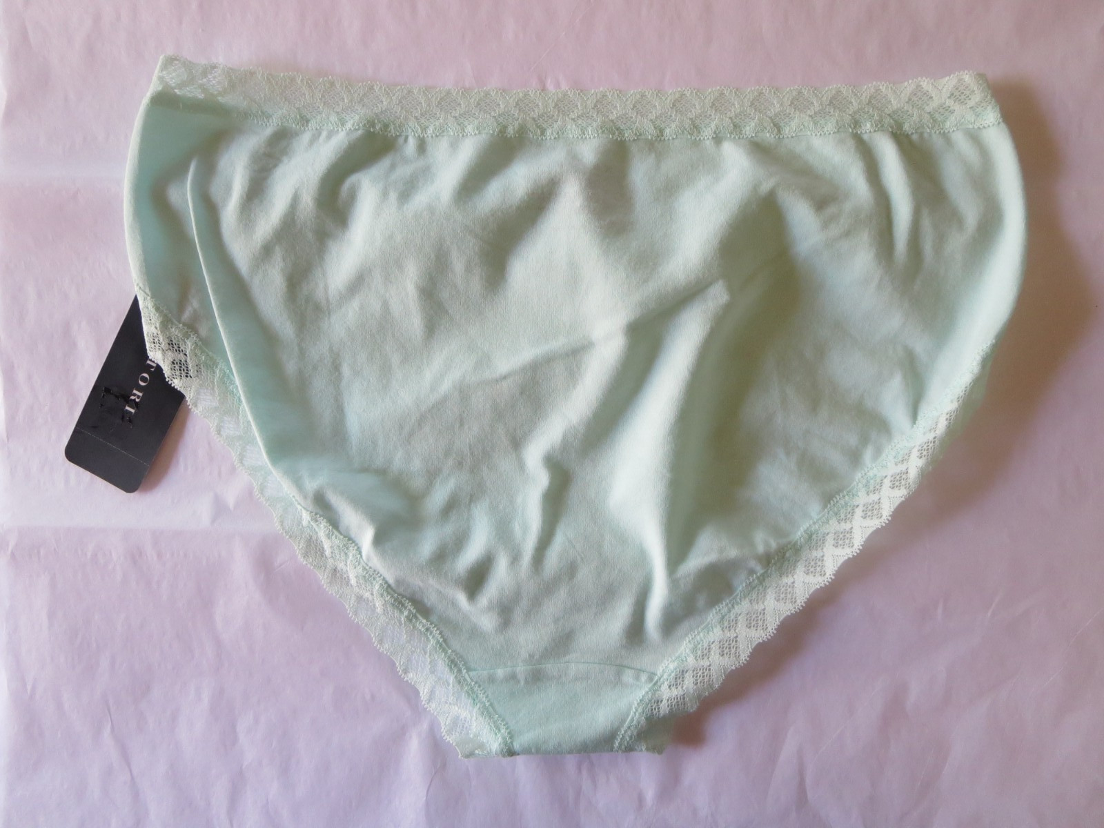 NATORI BLISS COTTON FRENCH CUT PANTY #152058, XL, WHIPH MINT, NWT $20
