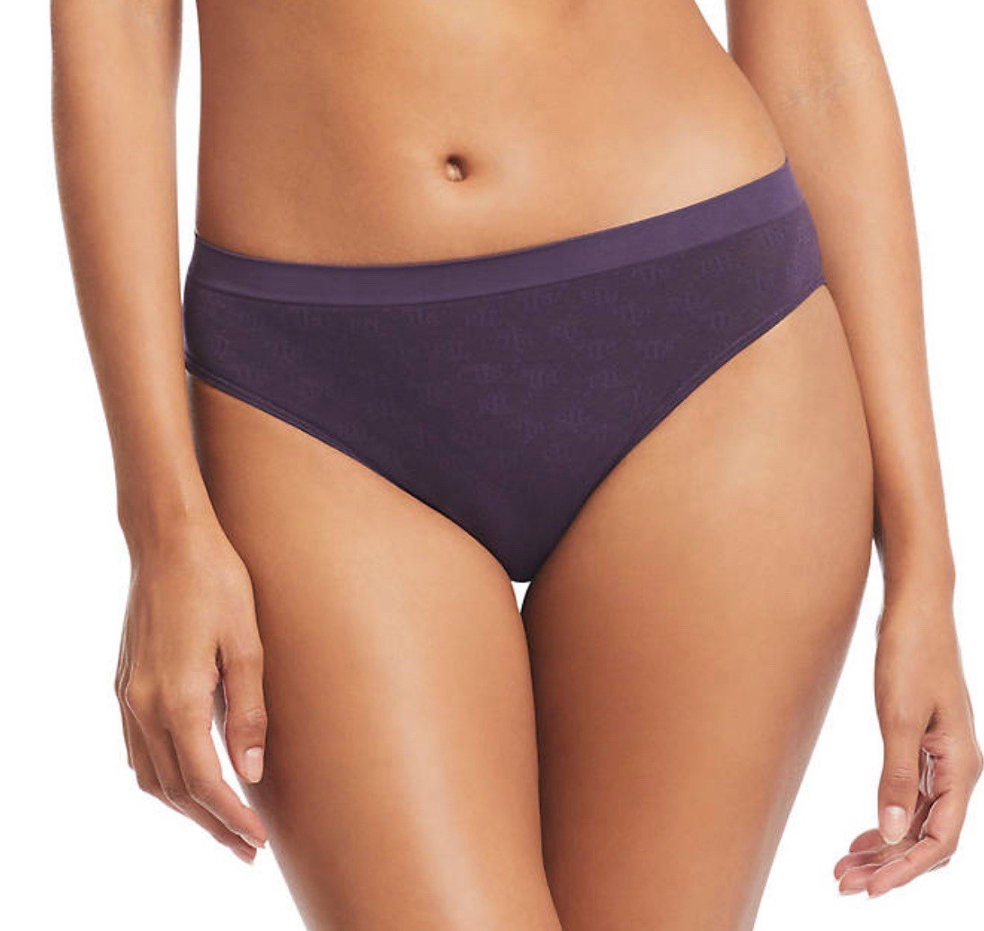 Ralph Lauren Women’s Monogram Mesh Jacquard Bikini Underwear, Navy, S, MSRP $20